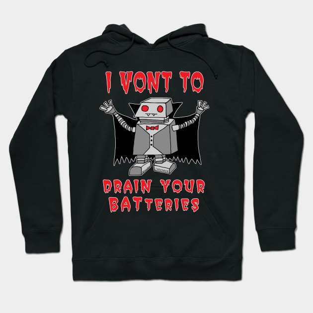 Robot Vampire Hoodie by jarhumor